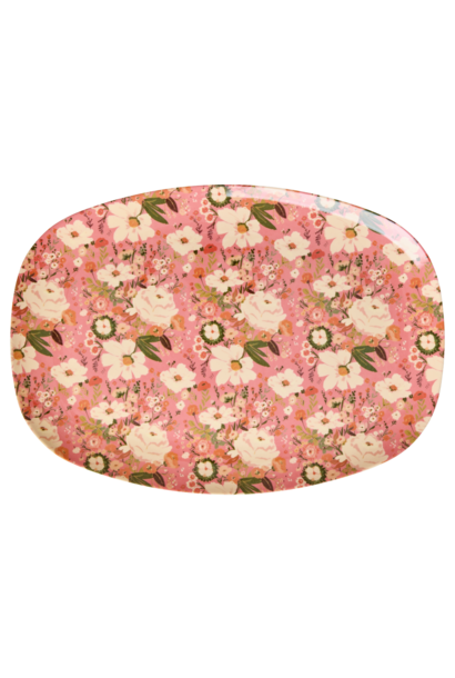 Melamine ovaal bord Alison Flower