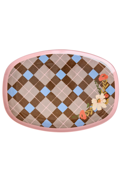 Melamine ovaal bord Gorgeous Tile