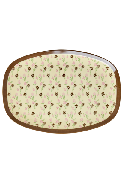 Melamine ovaal bord Hacienda Flower
