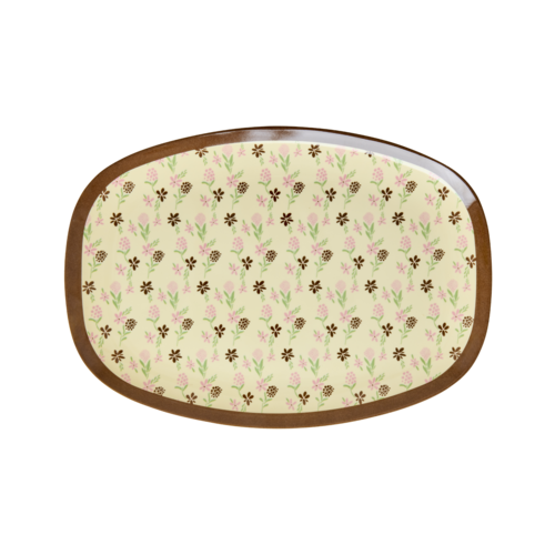 Rice Melamine ovaal bord Hacienda Flower Rice Melamine ovaal bord Hacienda Flower