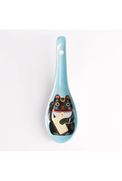 Kawaii Japan blue lepel 13.8x4.8cm