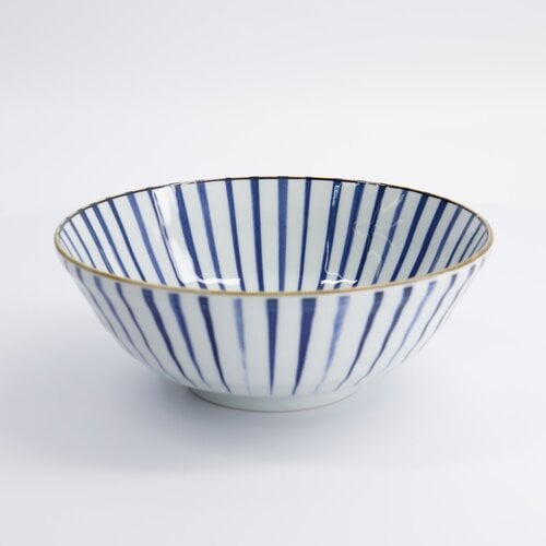 Tokyo Design Studio Kom 1000ml Natsu Tokusa Ramen blue/white 21x7.8cm Tokyo Design Studio Kom 1000ml Natsu Tokusa Ramen blue/white 21x7.8cm