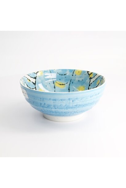 Ramen kom 1200ml Seafood - Crab light blue 18.5x8.2cm