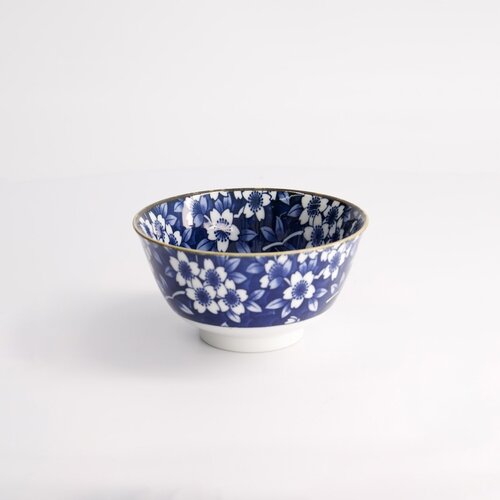 Tokyo Design Studio Kom 400ml Mixed Bowls - Tokyo Blue Sakura 12.8x6.5cm Tokyo Design Studio Kom 400ml Mixed Bowls - Tokyo Blue Sakura 12.8x6.5cm