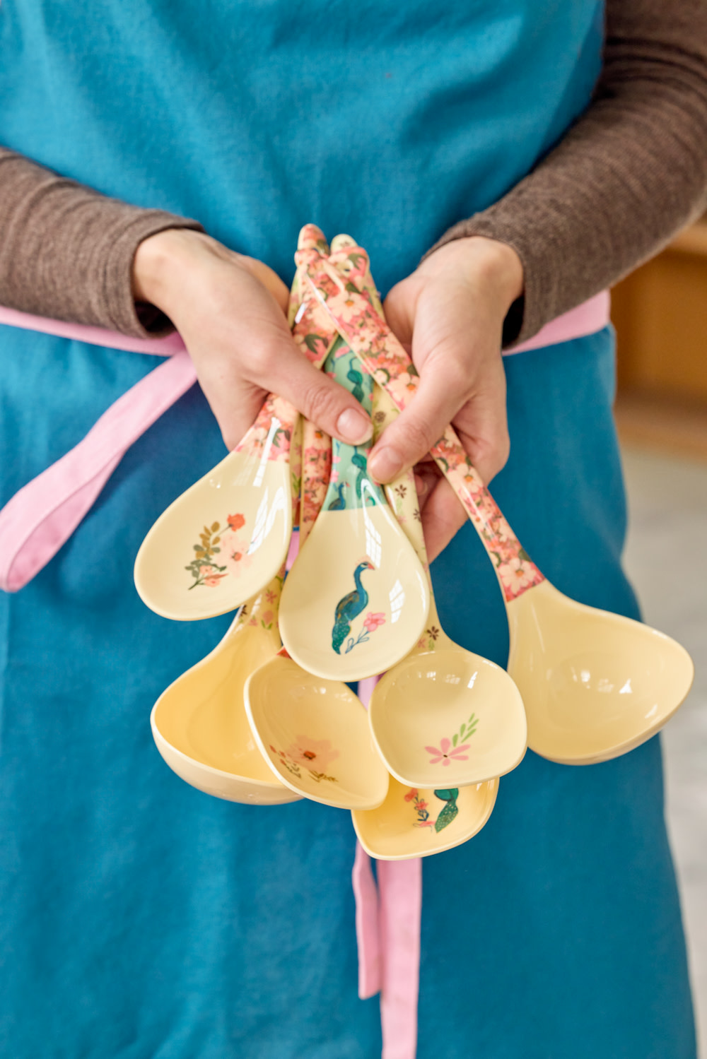 Melamine soep lepel  Hacienda Flower - AYNL-2