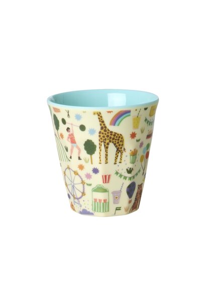 Melamine kids beker small Fun Fair mint 160ml