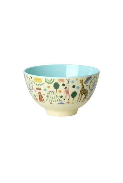 Melamine kom small Fun Fair mint 300ml