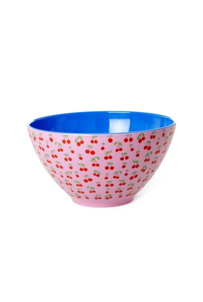 Melamine salade kom Cherry Love pink 4,5ltr