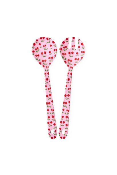 Melamine salade bestek Pink Cherries