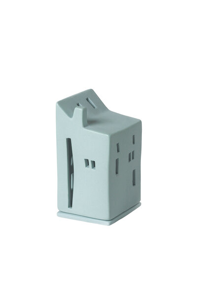 Light house Colourful blue - B:6,3cm, H:7cm, D:11,7cm
