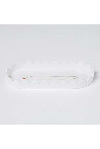 Juwelen schaaltje Gold chain - B17,8cm, H2cm, D7cm