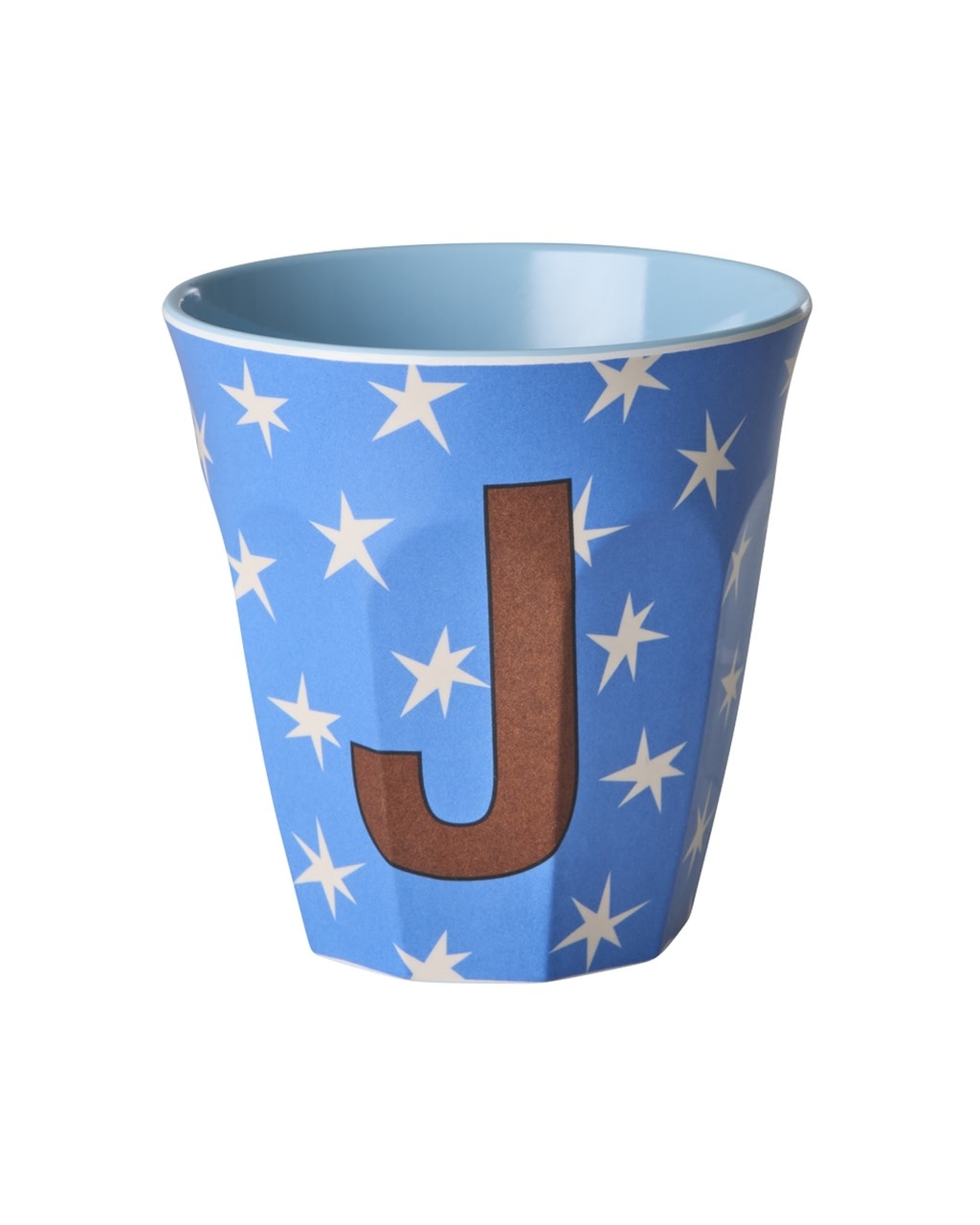 Melamine beker letter J Stars medium 250ml-1