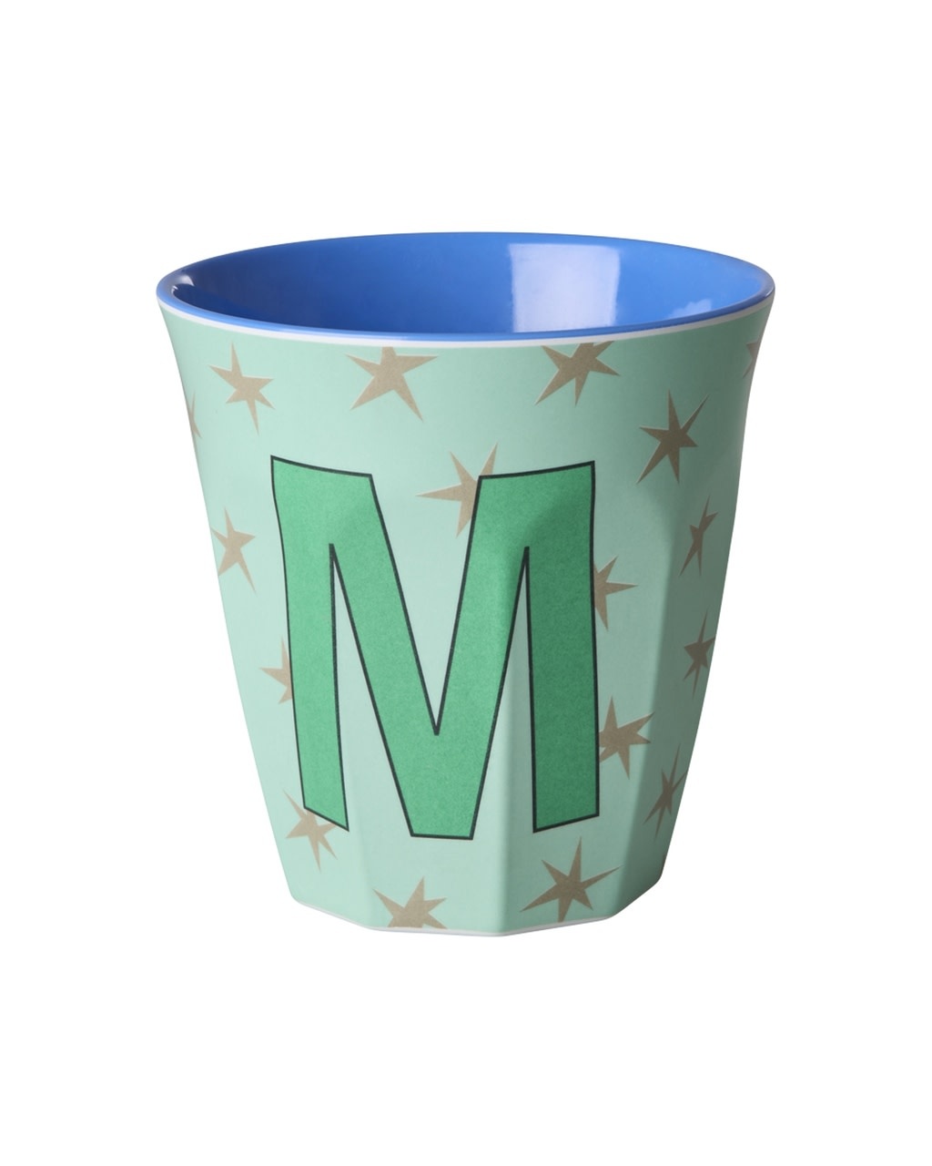 Melamine beker letter M Stars medium 250ml-1