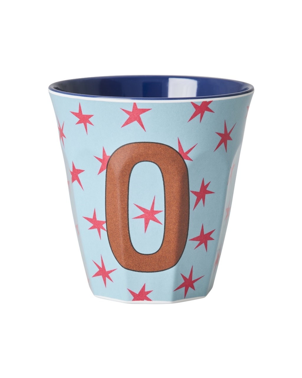 Melamine beker letter O Stars medium 250ml-1