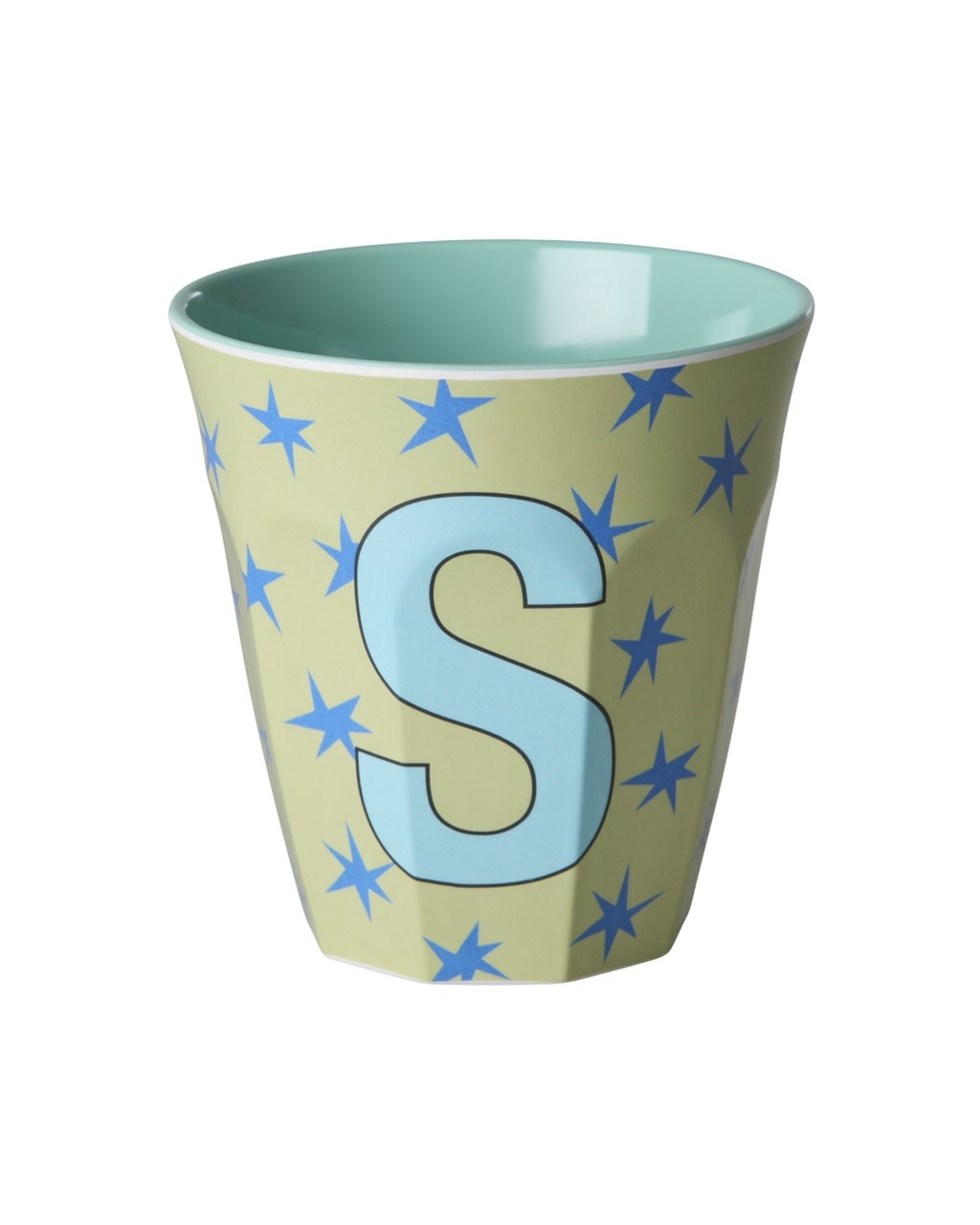 Melamine beker letter S Stars medium 250ml-1