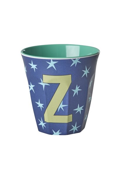 Melamine beker letter Z Stars medium 250ml
