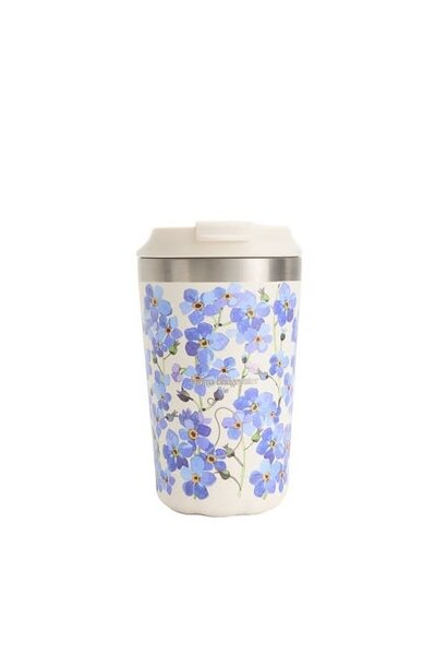 Chilly's Coffee Cup 340ml Forget me not - leakproof - Emma Bridgewater