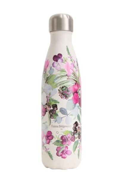 Chilly's Bottle 500ml Winter Flowers - Emma Bridgewater