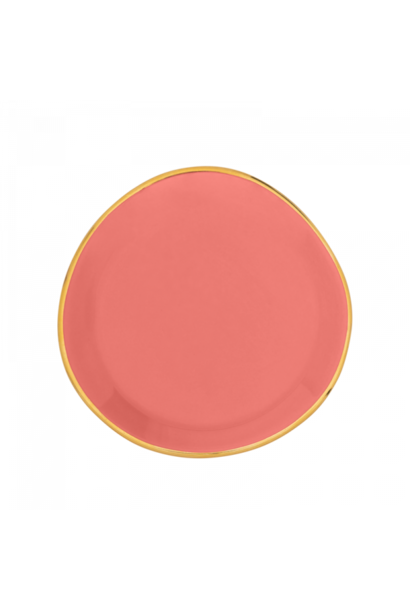 Bord klein 9cm Good Morning burnt coral