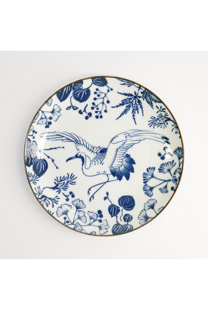 Lunch bord Flora Japonica Crane 20.6x2.2cm