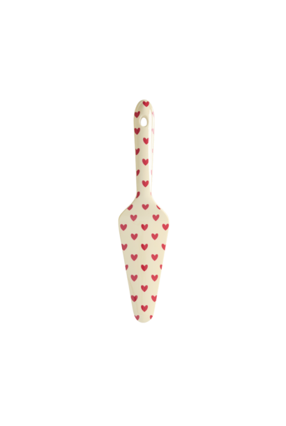 Melamine taartschep Favorite Hearts red kiss