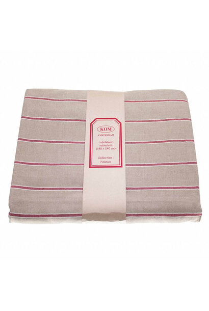 Tafellaken 140x240cm Campagne Picnic red
