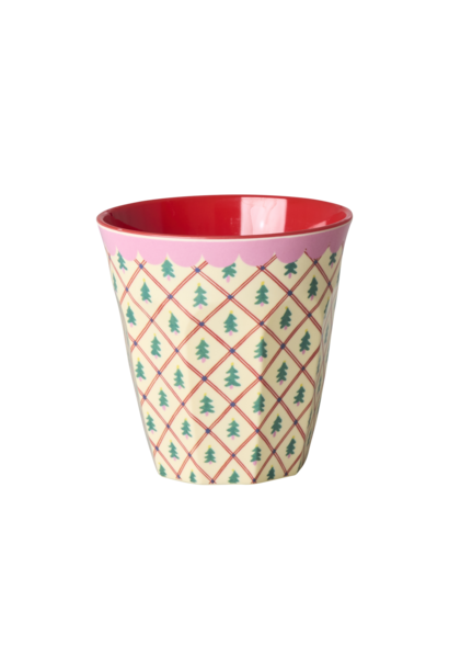 Melamine beker medium Diamond Christmas Tree 250ml