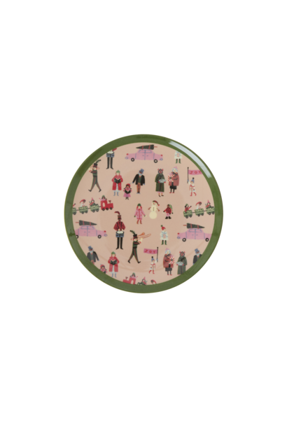 Melamine dessert bord Holiday