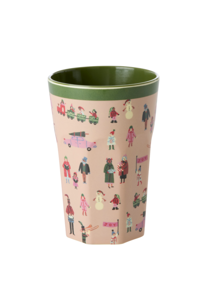 Melamine Tall beker Holiday 400ml