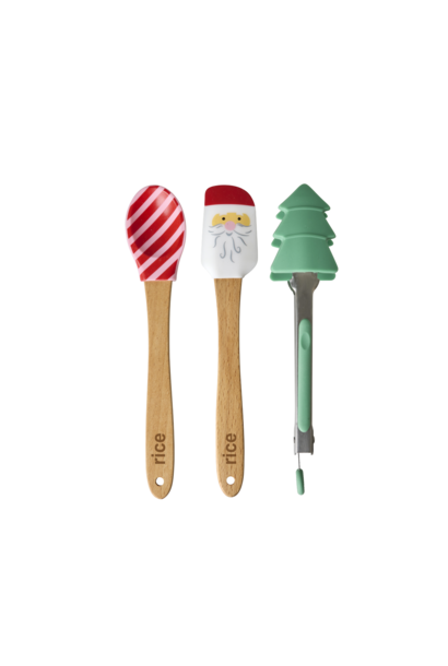 Silicone mini spatel Christmas set/3
