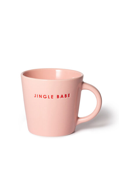 Cappuccino kop 250ml JINGLE BABE pink