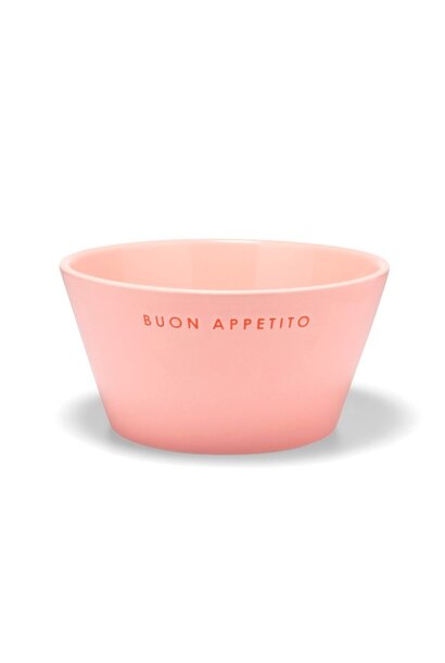 Kom BUON APPETITO pink - H7cm