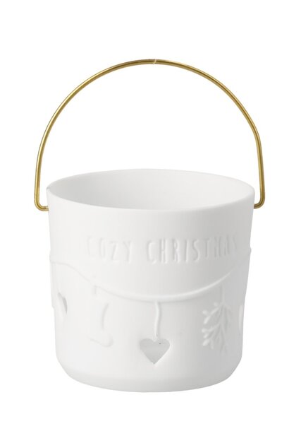 Theelicht houder Gift Lantern Cozy Christmas