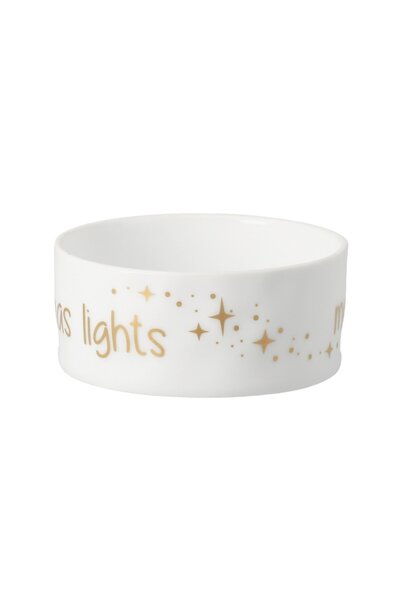 Theelicht houder Winter Light My favorite color - D:7cm H:3cm