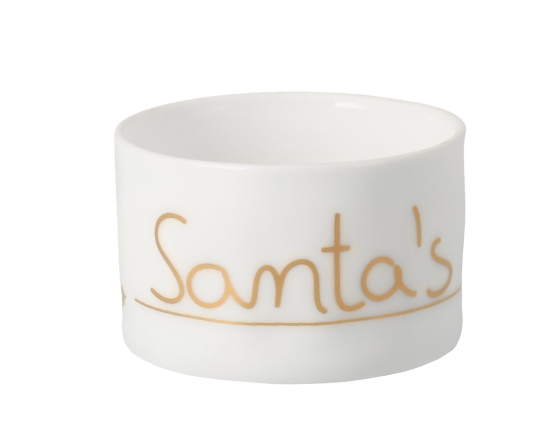 Theelicht houder Winter Light Santa´s watching - D:4,5cm H:3cm-1