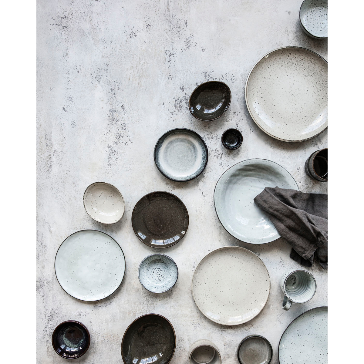 Lunch - Cake plate Rustic - d:20cm x h:2cm-7