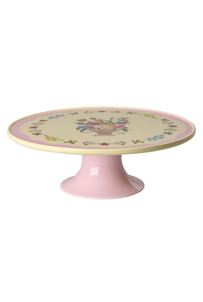 Melamine taart standaard Nathalie Lete pink - D:29,5xH11,5cm