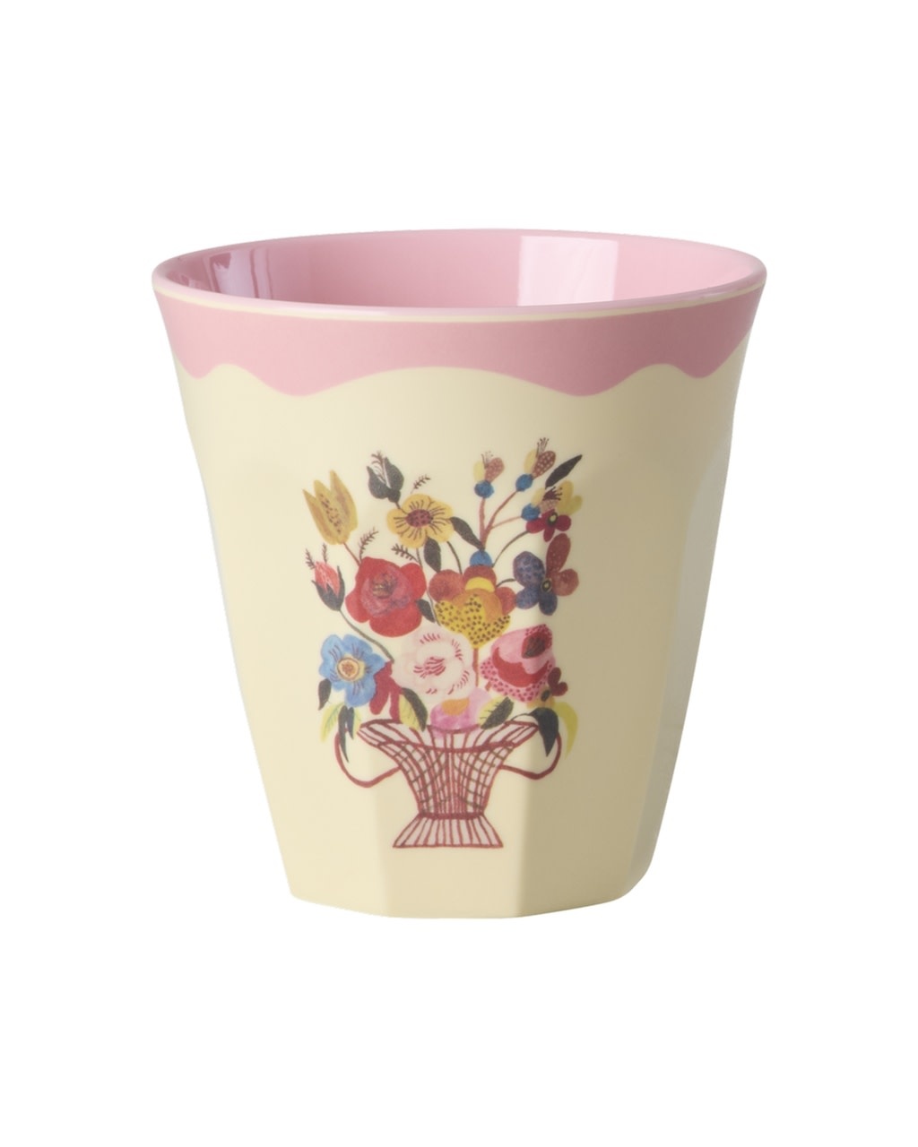 Melamine beker medium Nathalie Lete pink 250ml-1