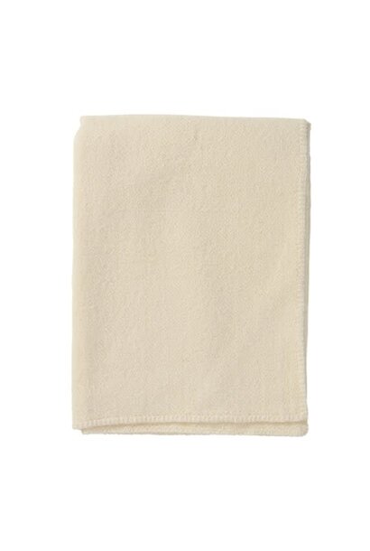 Plaid wol Boucle cream - 100% woven wool