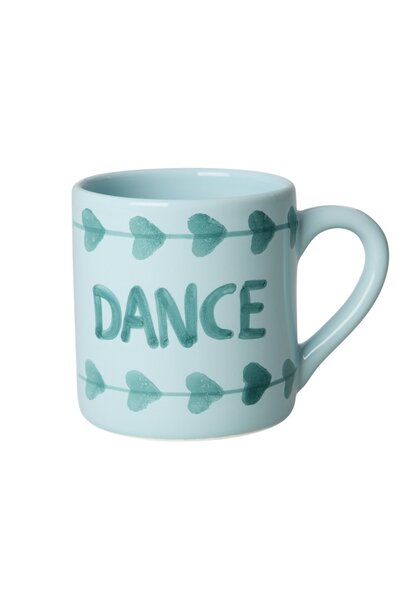 Mok Dance 420ml - handpainted aardewerk