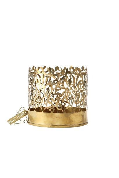 Theelicht houder Mistletoe koper - D:10,5 x H:9,5cm