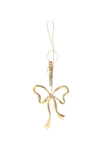 Hanger Strik / bow Cute koper / brass 10cm