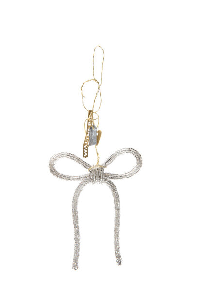 Hanger Strik / bow silver bead 13cm