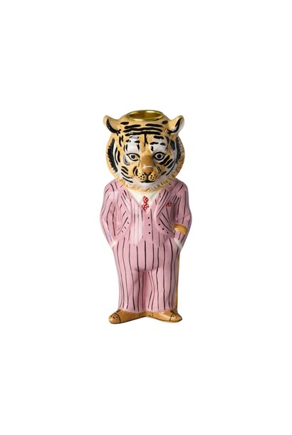 Aardewerk kandelaar Nathalie Lete - Tiger pink