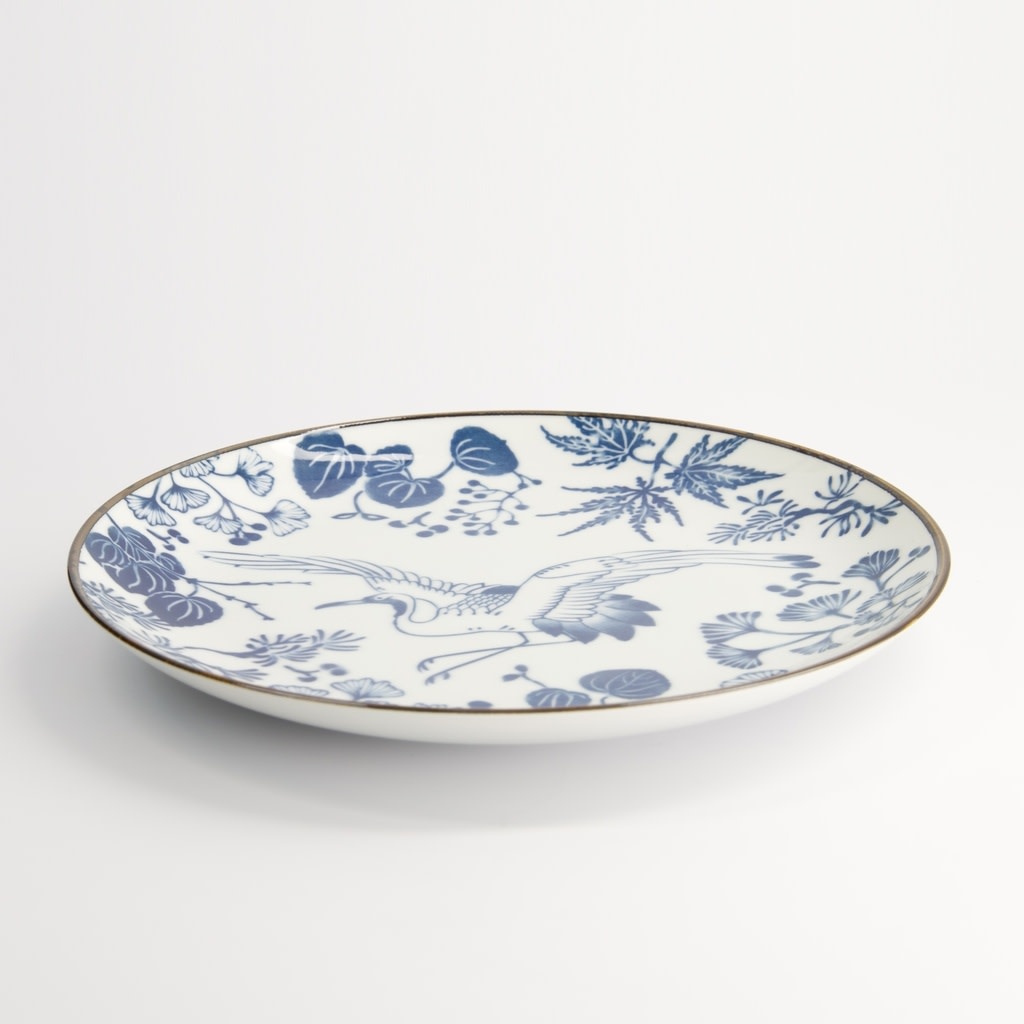 Diner bord Flora Japonica Crane 25.7x3cm-3