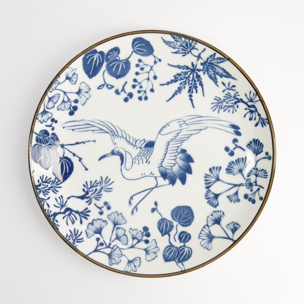 Diner bord Flora Japonica Crane 25.7x3cm-1