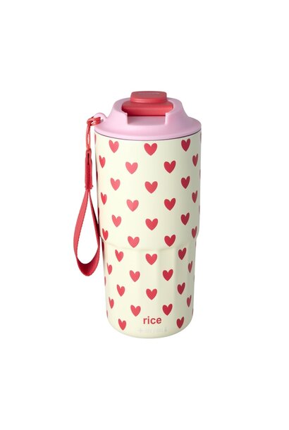 SS Thermos beker 550ml Hearts