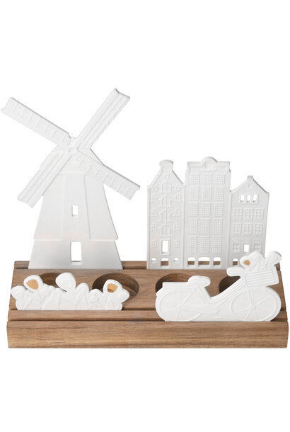 Licht object City Skyline  Holland / Netherlands - 25x9,5x21,4cm