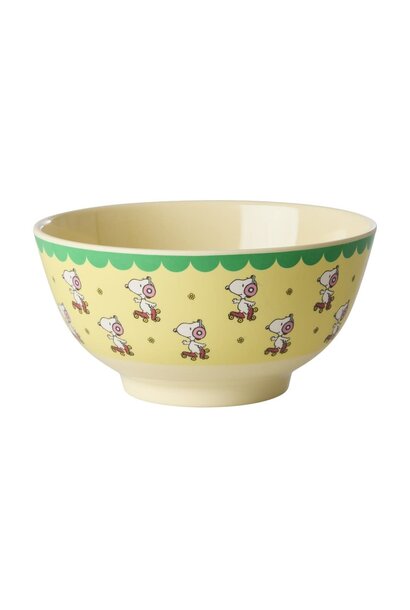 Melamine kom medium Snoopy yellow 700ml
