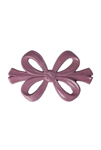 Onderzetter metaal Strik / bow lavender